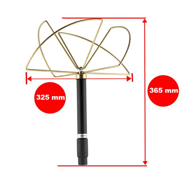 Антена конюшинна для засобів РЕБ, 500-600 MHz, 100W, N_J
