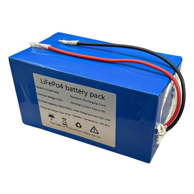 Акумулятор 14 Ah/179 Wh, 12V, на основі елементів 32700 LiFePo4, розмір: 75 x 140 x 80 mm