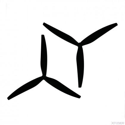 Gemfan 1507, 3 лопаті, скловолокно, (набір CW - 1шт, CCW - 1шт)