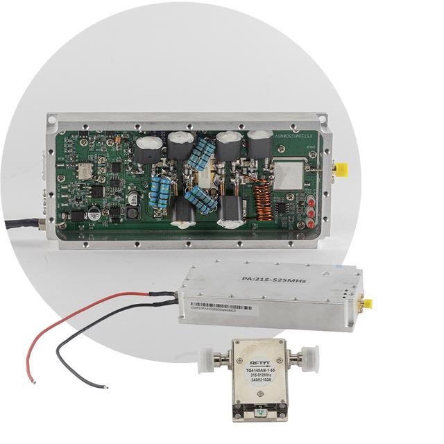 Модуль перешкод (jammer) 315-525 MHz, LDMOS, 47 dBm, 50w, із зовнішнім циркулятором