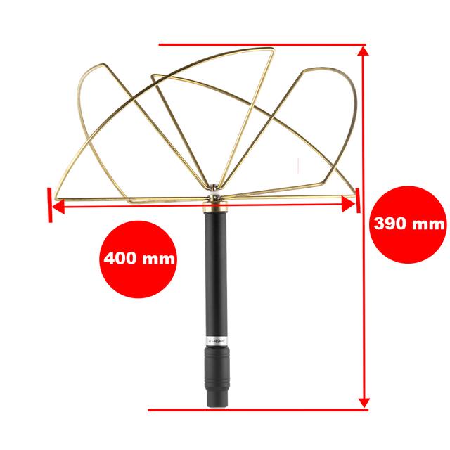 Антена конюшинна для засобів РЕБ, 415-485 MHz, 100W, NJ
