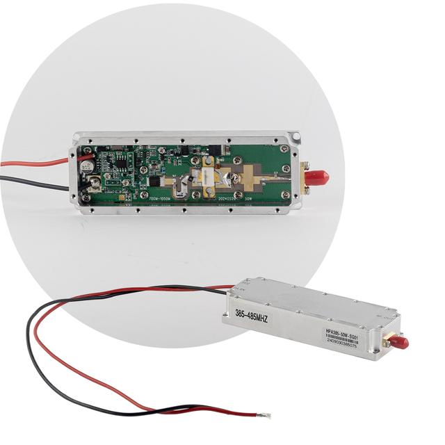 Модуль перешкод (jammer) 385-485 MHz, Gan 50W, 47 dBm, SMA, без циркулятора