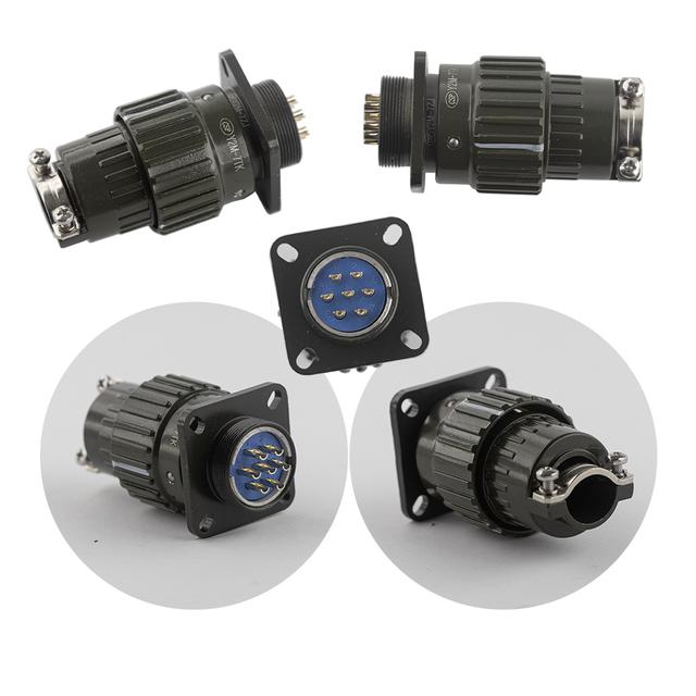 Силовий роз'єм Y21M-7TK/ZJ, 7 контактів