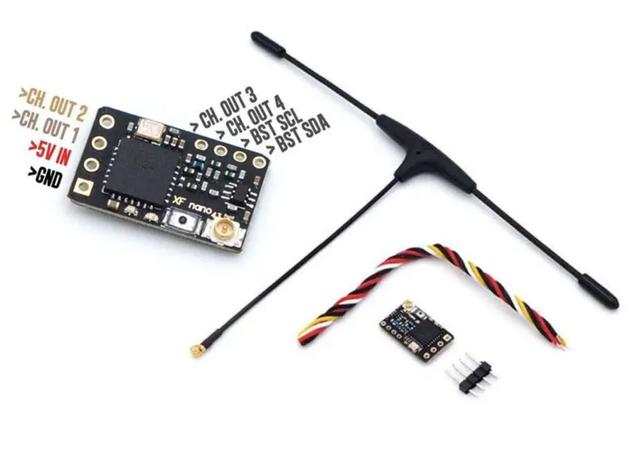 Приймач TBS Crossfire Nano Rx(SE), з антеною Immortal T, V2