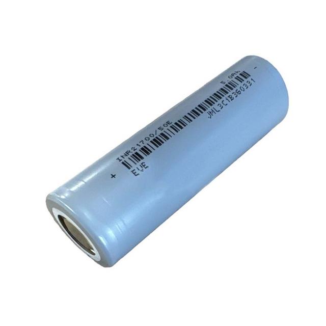 Акумулятор EVE INR21700-50E, 5000 mAh, струм розряду - 15A, 21700