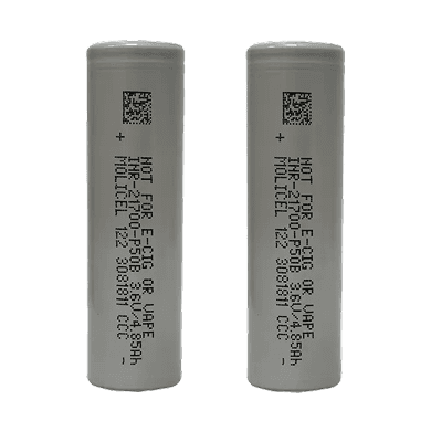 Акумулятор високострумовий Molicel INR-21700-P50B, 5000 mAh, струм розряду: 60A, 21700