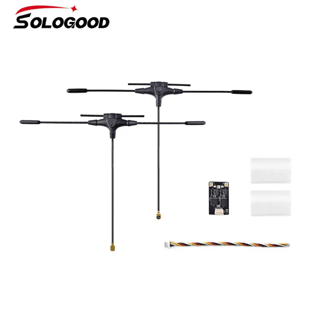 Приймач SoloGood Gemini ELRS 2.4 GHz / 915 MHz, з 2 антенами