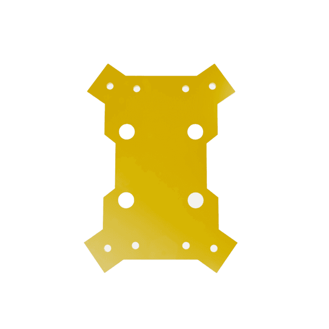 Нижня пластина для рами Navarti Hunter 10" (Склотекстоліт)